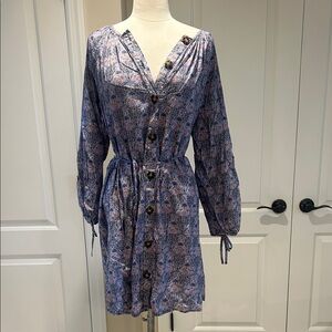 J Crew Floral Button-Down Dress